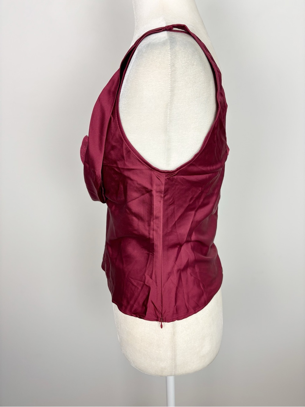 LIONESS Delilah Top in Burgundy Size M - Picture 4 of 13